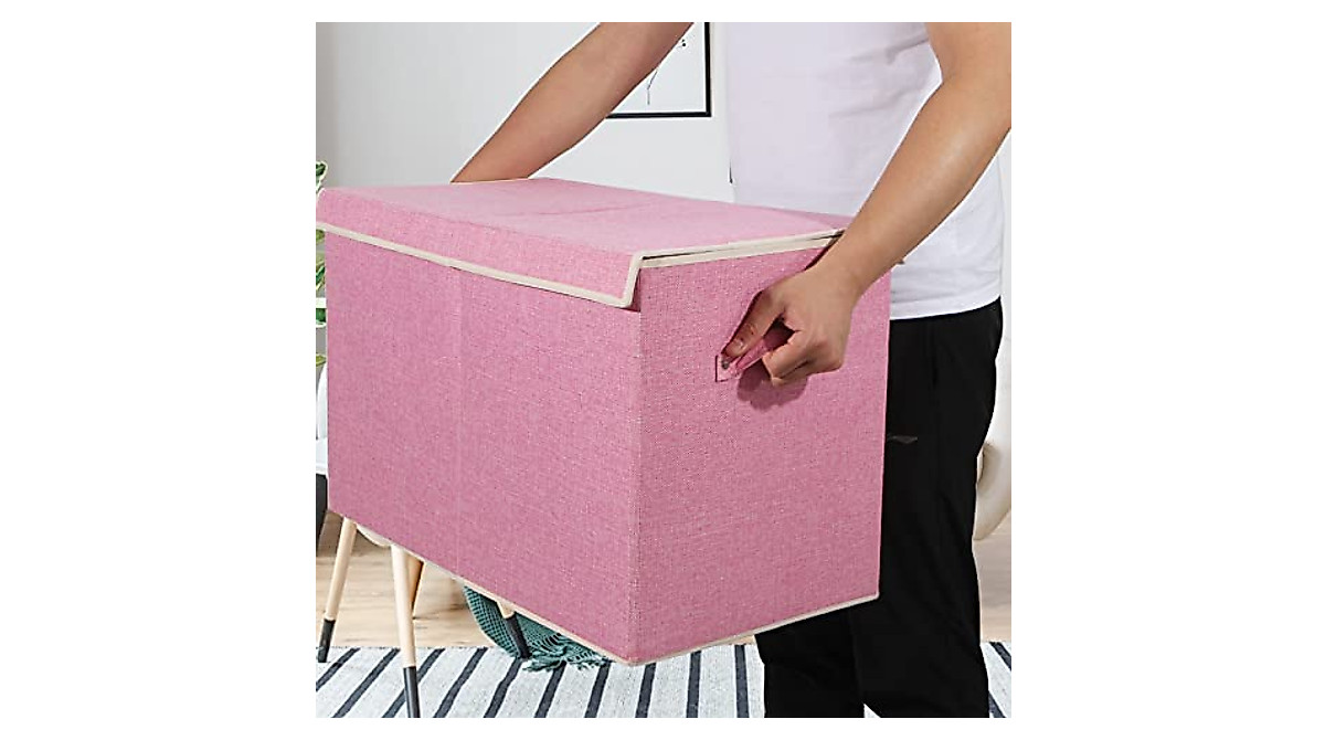 Popoly Large Toy Storage Box - Sturdy Collapsible Organizer