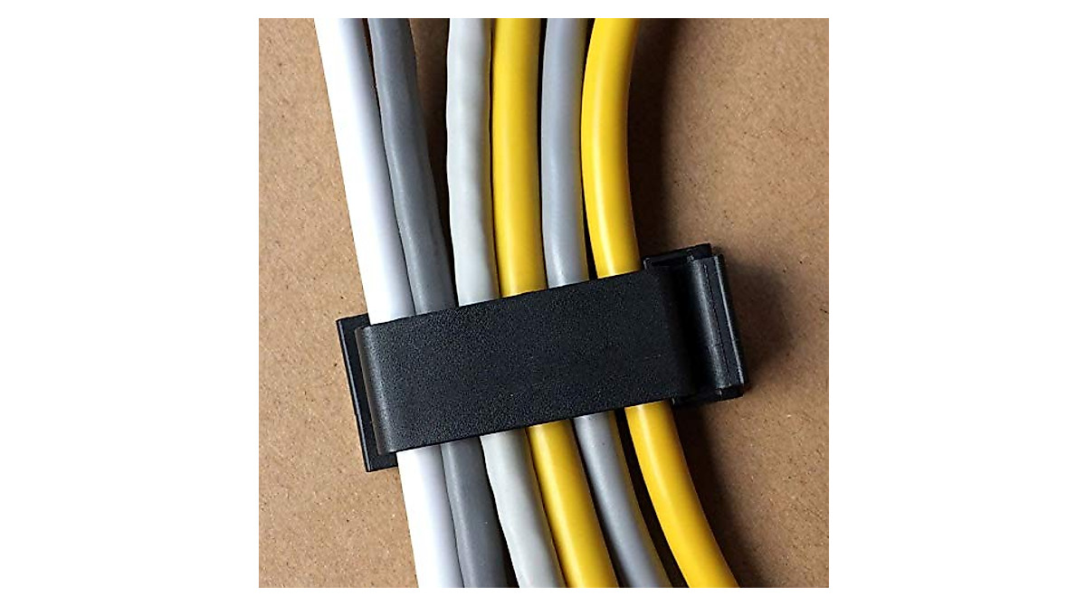 Cable Management Clips - 50 Pack for Organizing Cables Effectively