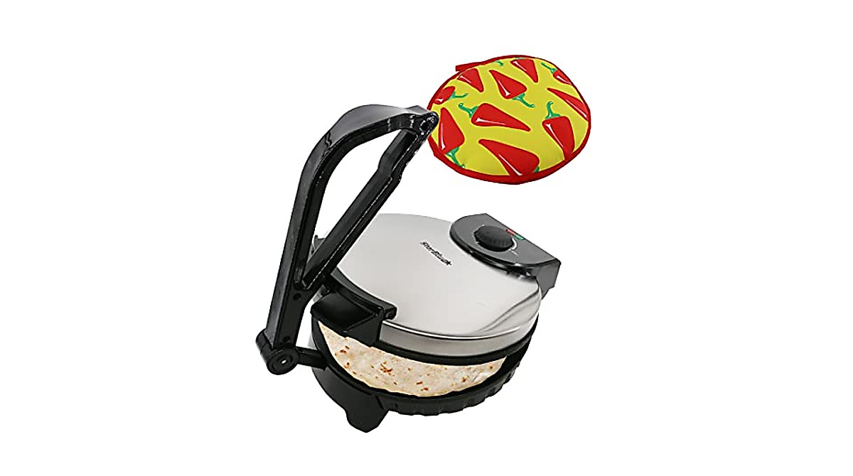 StarBlue 10-inch Electric Roti Maker with Free Roti Warmer
