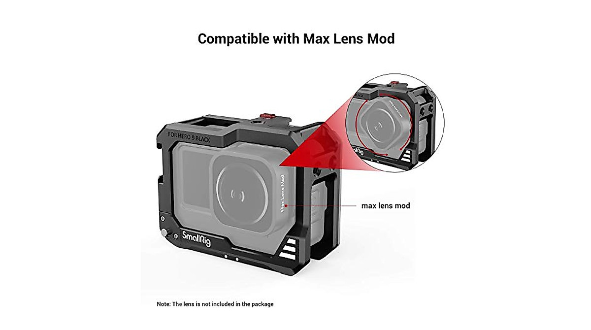 SmallRig Hero11 Cage for GoPro Hero9/10/11 | Secure & Expand Your Camera