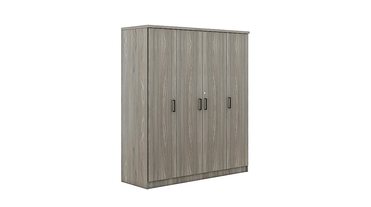 Quarte Modern 4-Door Wardrobe with Drawers & Shelves