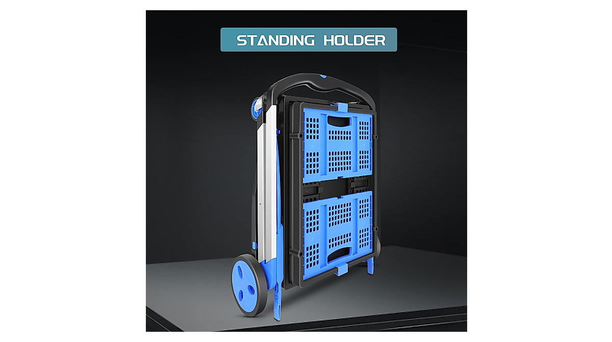 Collapsible Utility Cart - Versatile Shopping Solution