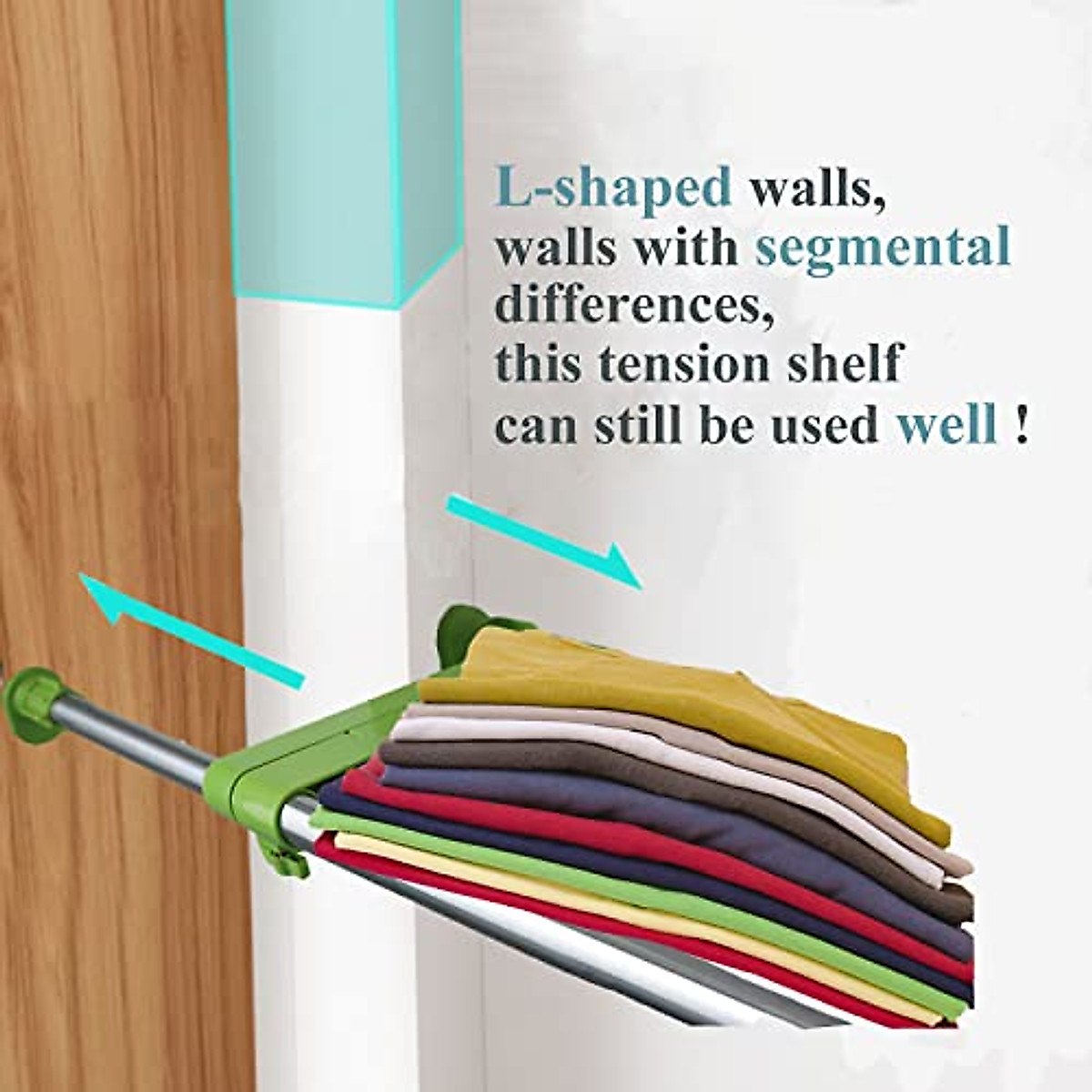 YourGrace Expandable Closet Shelf - Space Saving Organizer