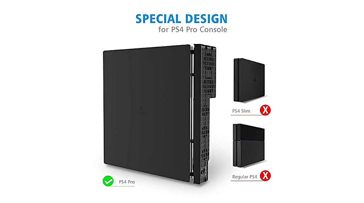 ARCELI PS4 Pro Cooler – Efficient 5-Fan Cooling for Gaming Excellence