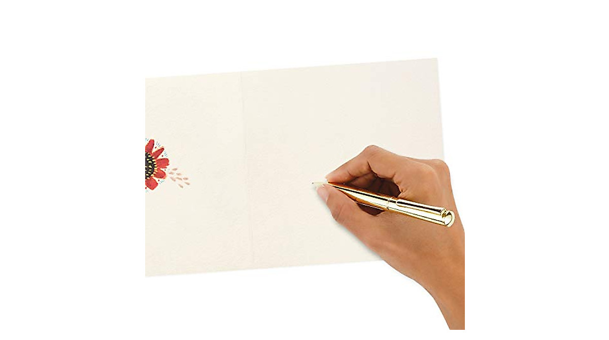 Hallmark Studio Ink Birthday Card - Elegant Floral Design for Any ...