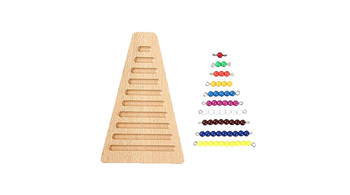 Colored Bead Stairs for Montessori Math Learning