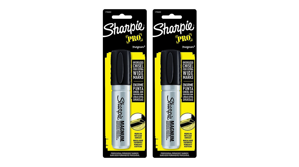 Sharpie Magnum Permanent Markers - 2 Pack for Heavy-Duty Marking