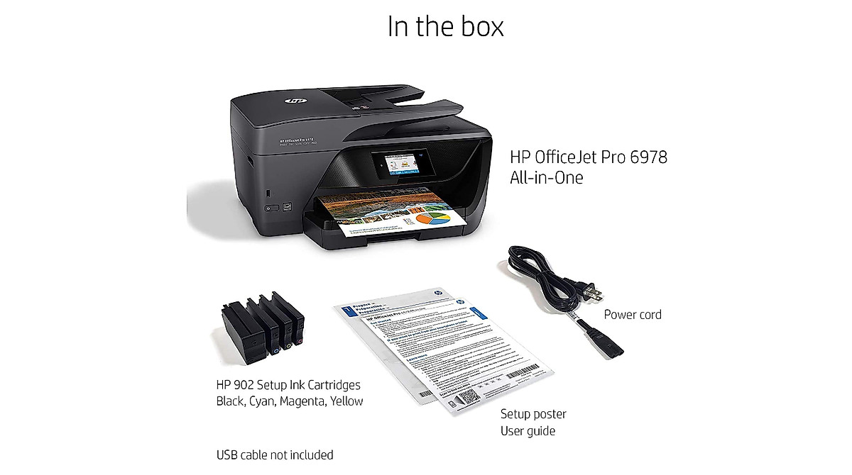 HP OfficeJet Pro 6978 All-in-One Wireless Printer for Home Office