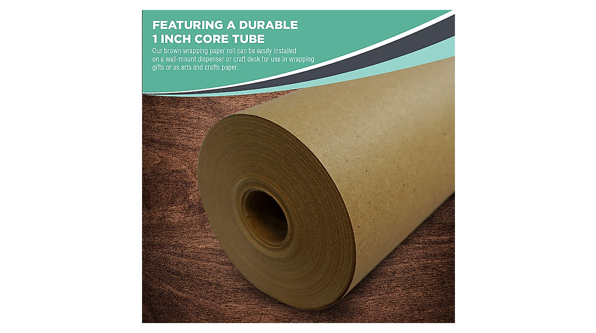 Kraft Brown Paper Roll - Eco-Friendly Craft & Packing Paper