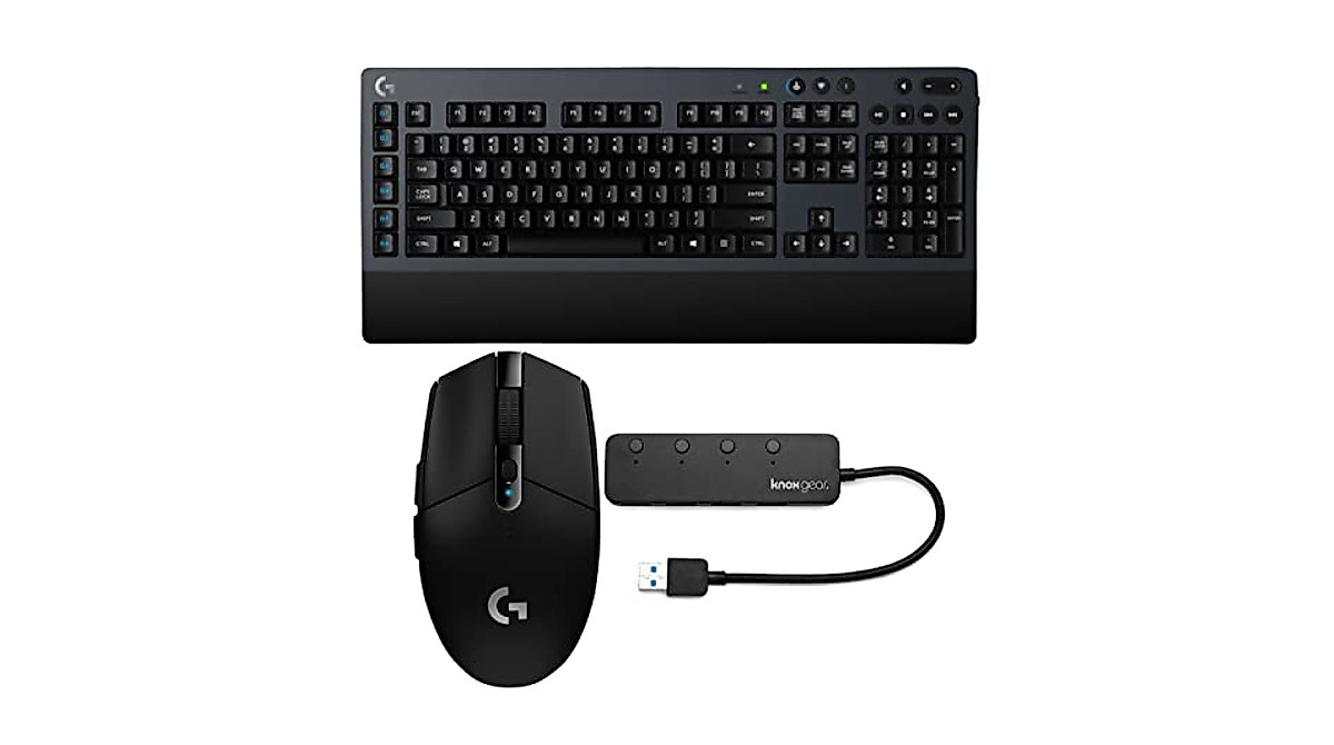 Logitech G613 Lightspeed Wireless Mechanical Gaming Keyboard Bundle