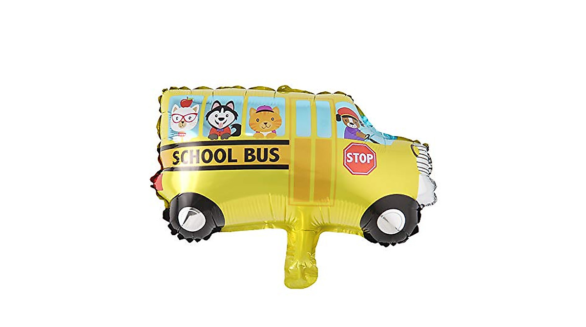 Mini School Bus Balloon - Perfect for Birthday Parties