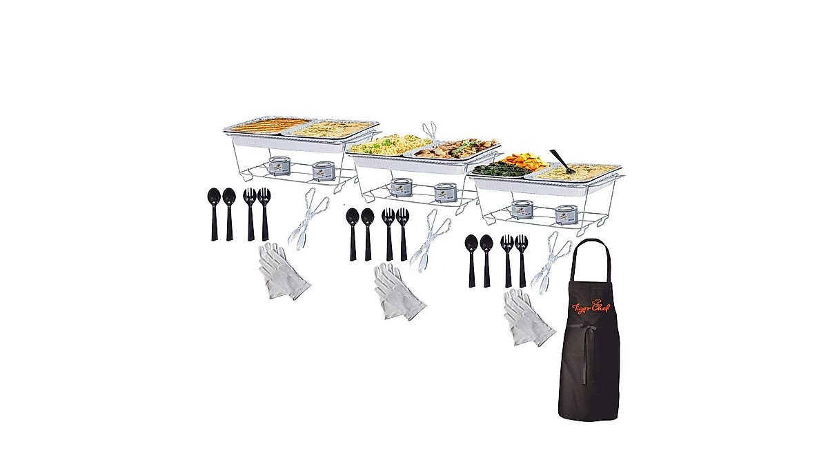 Shop Tiger Chef 40-Piece Buffet Chafing Dish Set