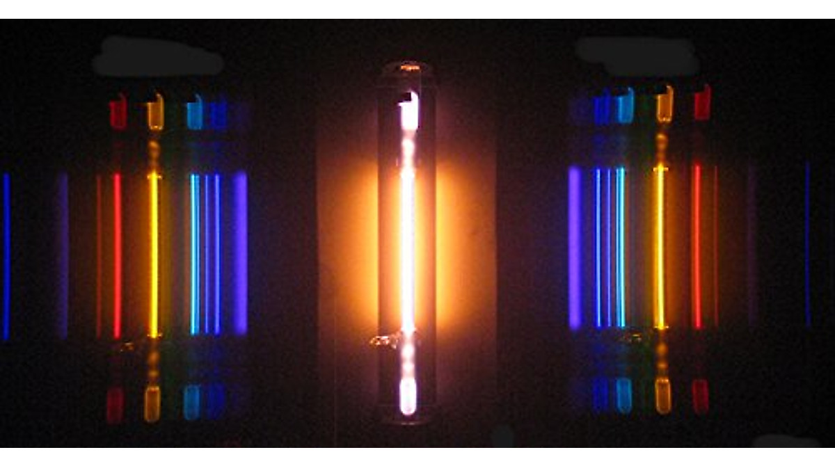 Rainbow Symphony Spectrum Tubes - Argon Gas for Spectroscopy