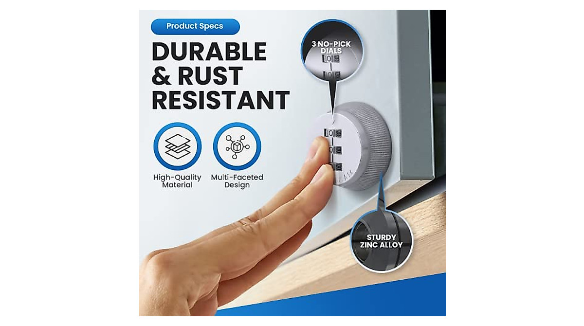 FJM Security Combi-Cam 7850R-XL - Keyless Lock Solution