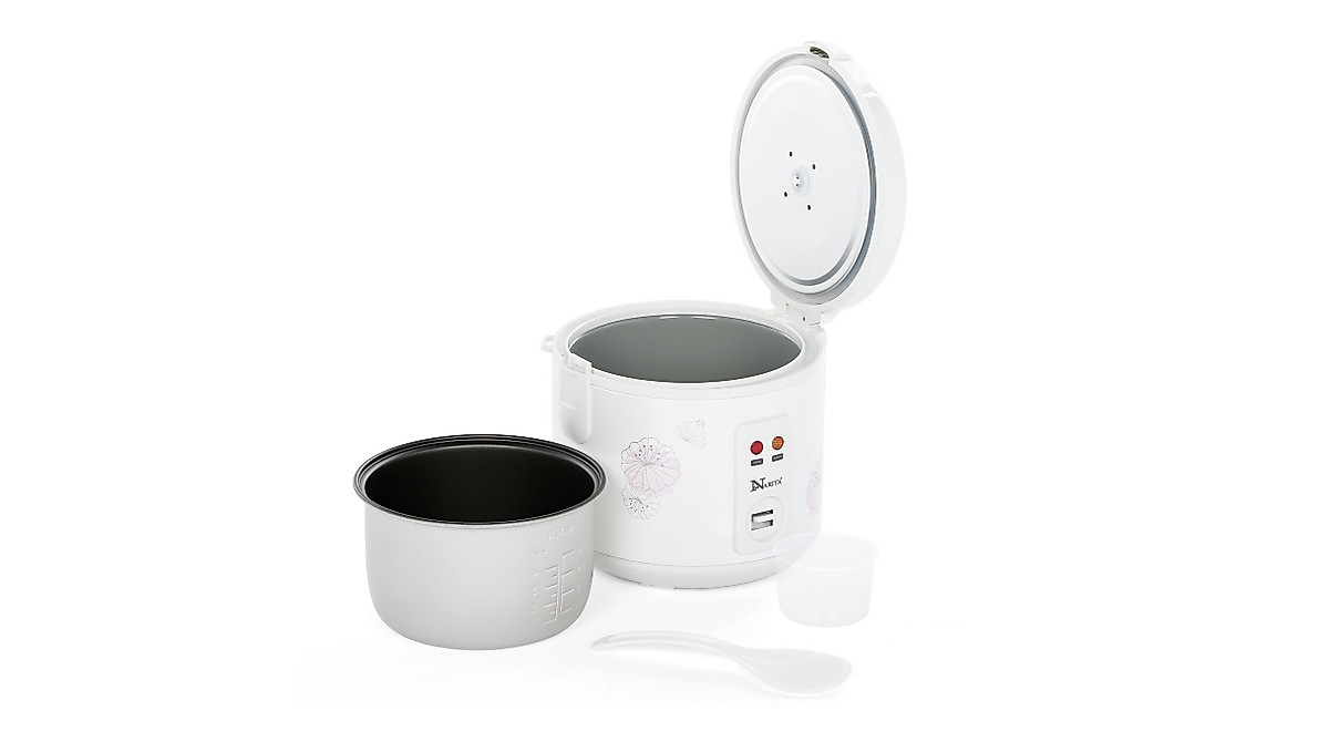 8-Cup Rice Cooker with Non-Stick Inner Pan & Auto Keep Warm