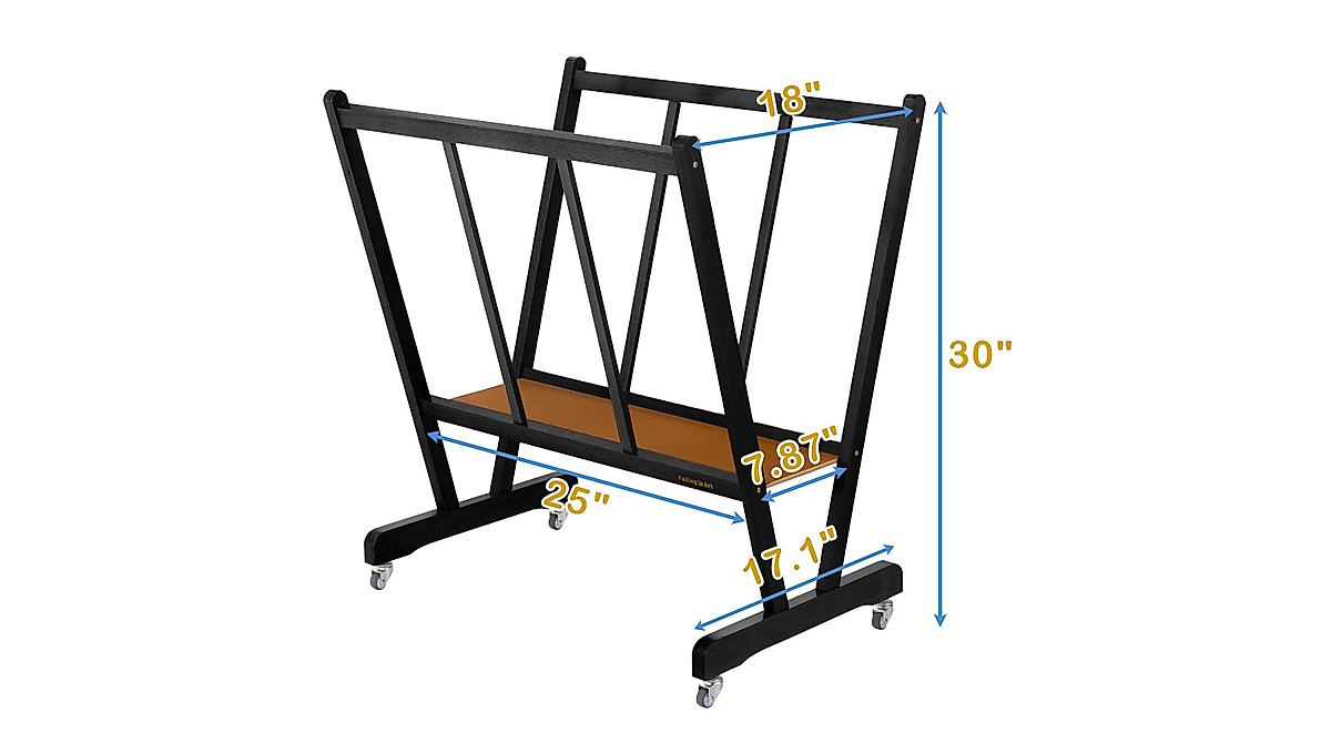 Falling in Art Large Wooden Print Rack, Art Drying and Display Rack ...