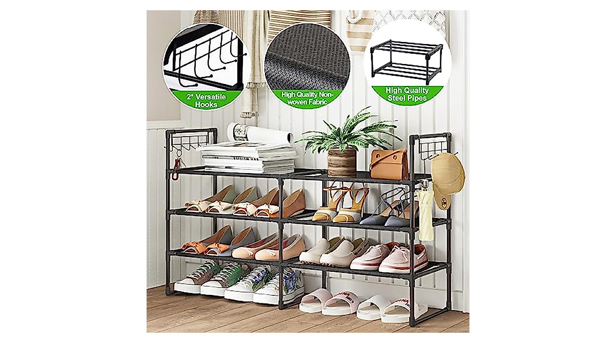 Stylish 4-Tier Fixwal Shoe Rack for Organizing Shoes