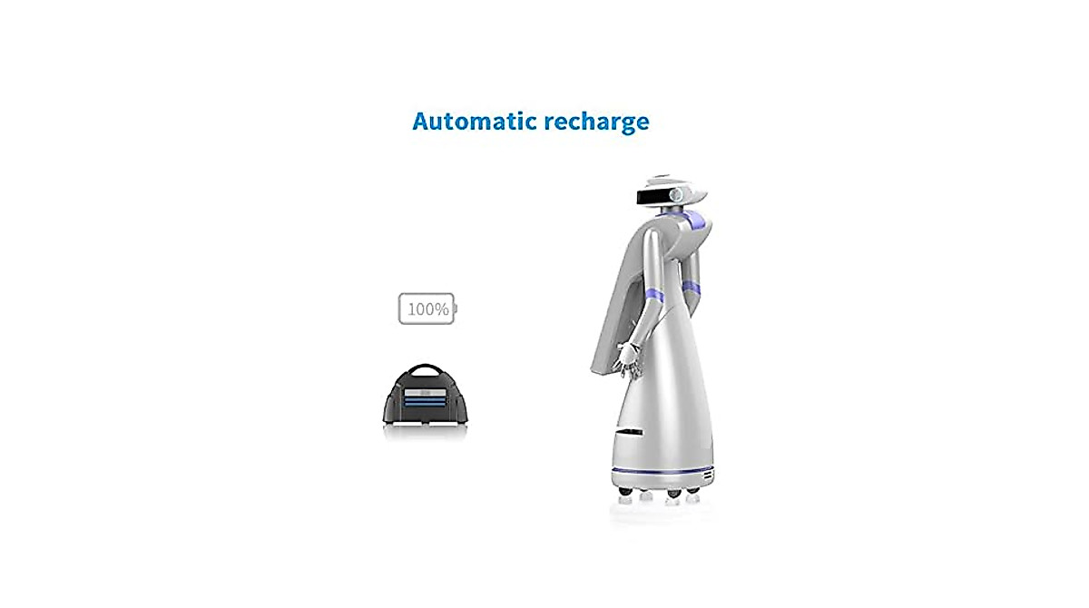 Aobo Human Size Service Robot for Hotels & Malls | AI Guidance Robot
