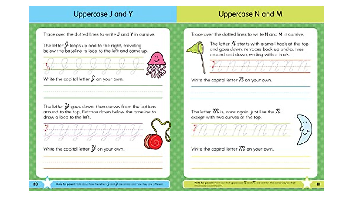 Fun Cursive Handwriting Workbook for Kids Ages 8-12