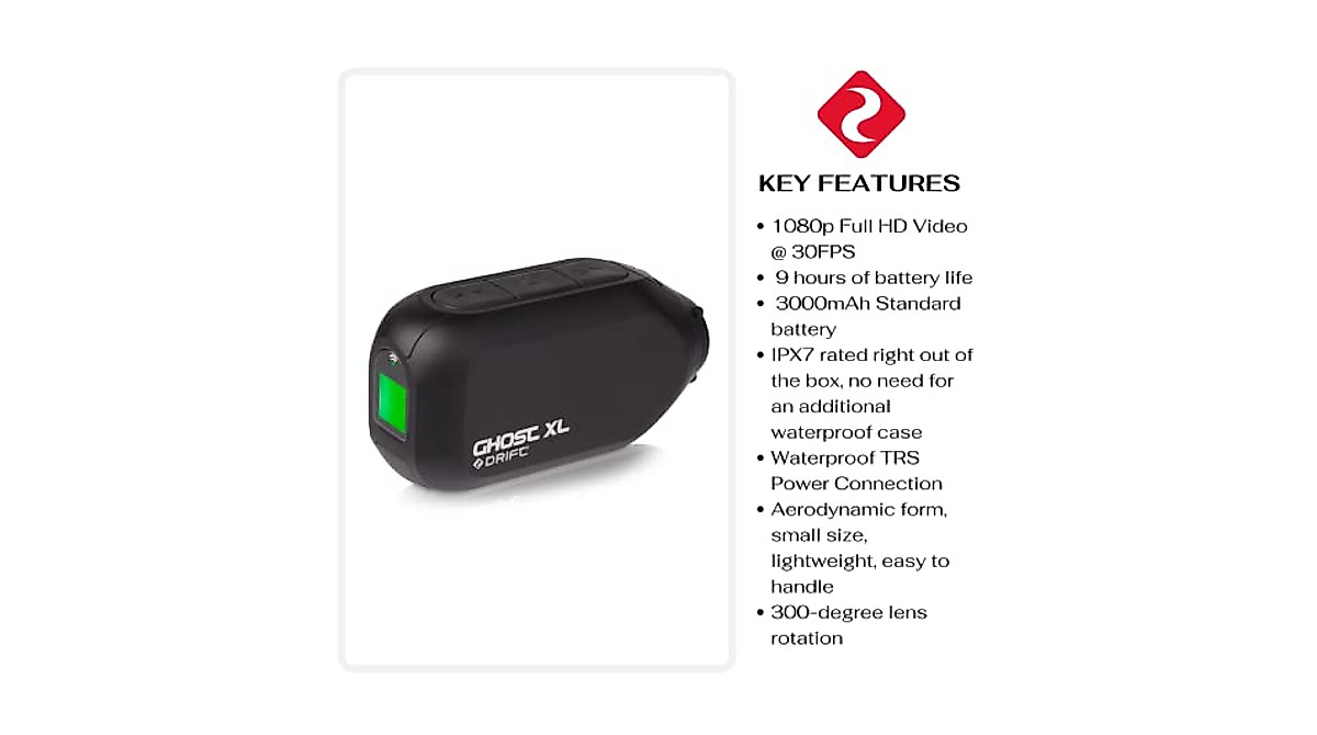 Drift Ghost XL Action Camera – Waterproof & Versatile