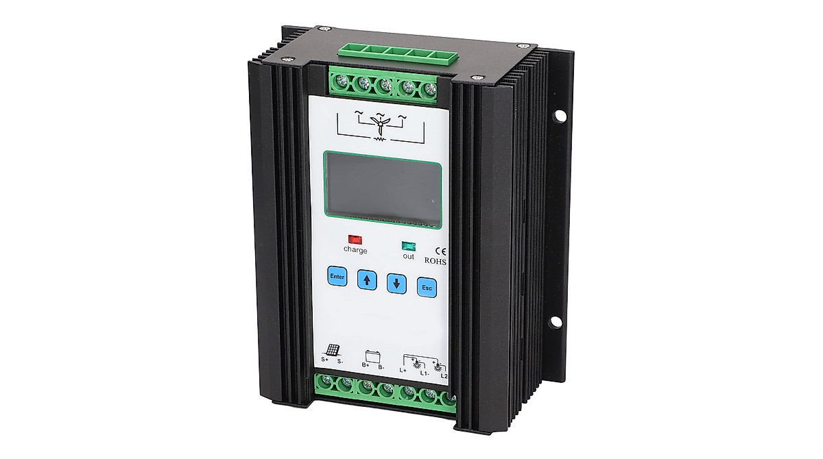 Wind Solar Hybrid Controller 600W - Smart Digital Regulator 12V/24V