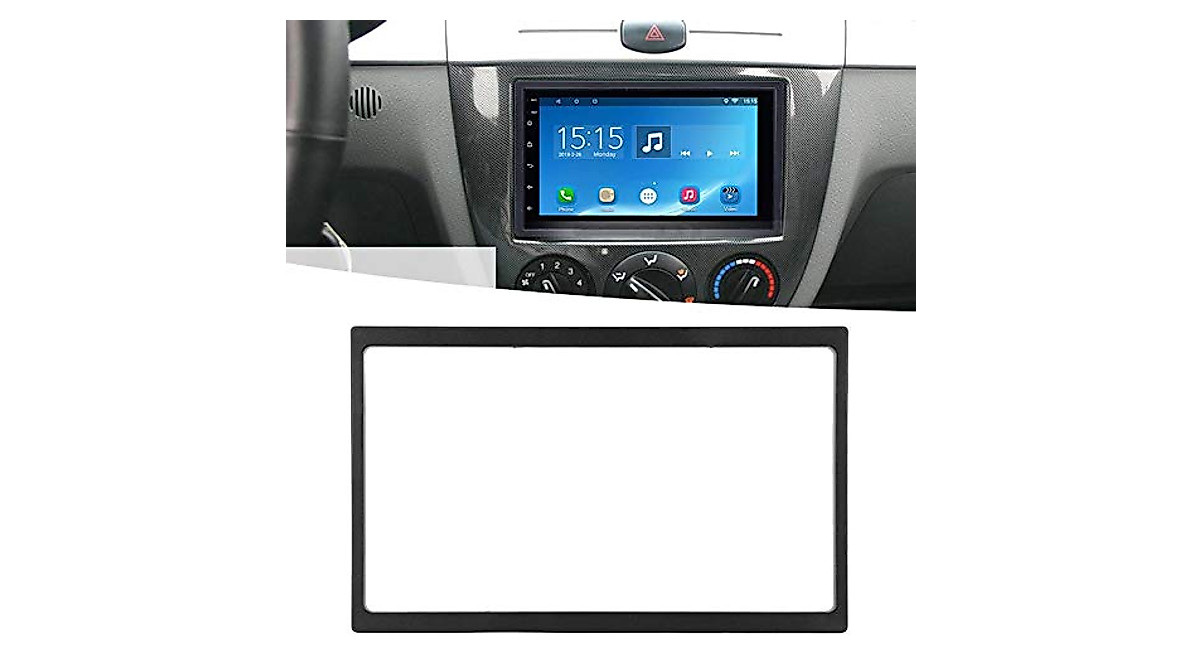Universal 2 Din Car DVD Frame – Durable Dash Mount for 178x102mm
