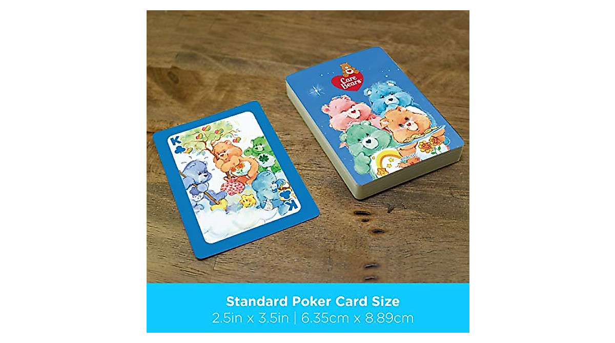 Baraja De Cartas Oficial De Care Bears Con 54 Cartas, Diseño único Por Carta, Acabado Lino Y Tamaño Poker, Regalo Ideal Para Coleccionistas