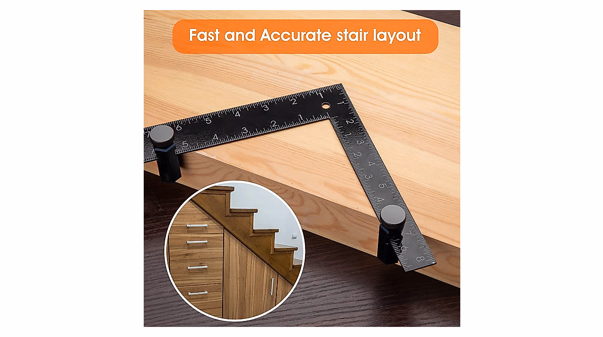 Garosa Stair Gauges for Framing Square Aluminium Alloy Stair Stringer ...
