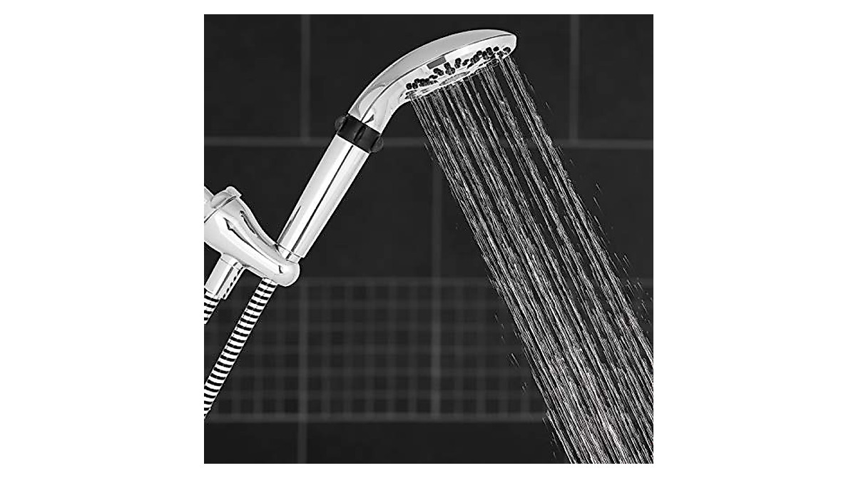 Waterpik Hand Held Shower Head with 5 Spray Modes - Easy Install