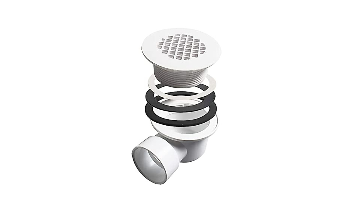 MUCOL Low Profile Shower Drain - Durable & Versatile