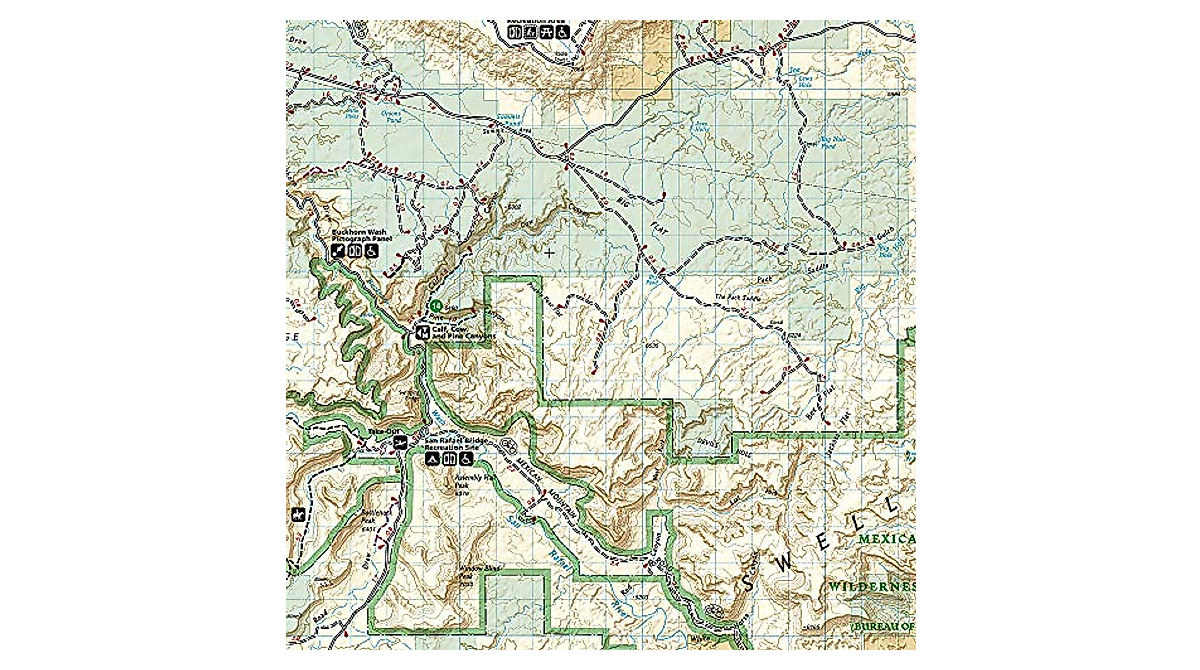 Explore San Rafael Swell Map | National Geographic