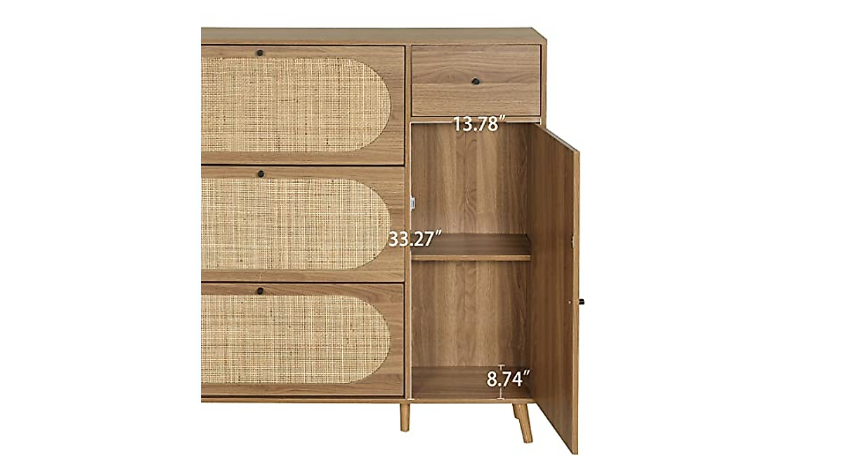 Henf Rattan Shoe Cabinet: Modern Storage Solution