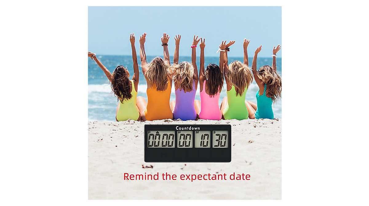 HonorMeet Digital Retirement Timer - Countdown & Count-up Clock