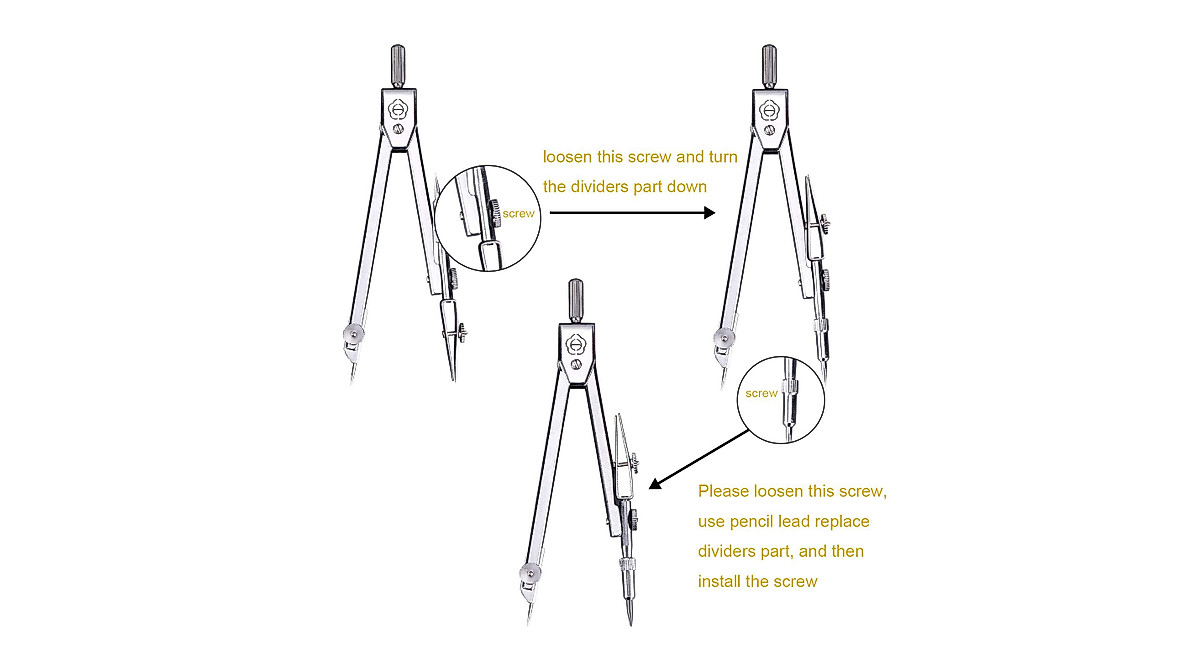 Student Geometry Math Set with Compass & Protractor | EBOOT