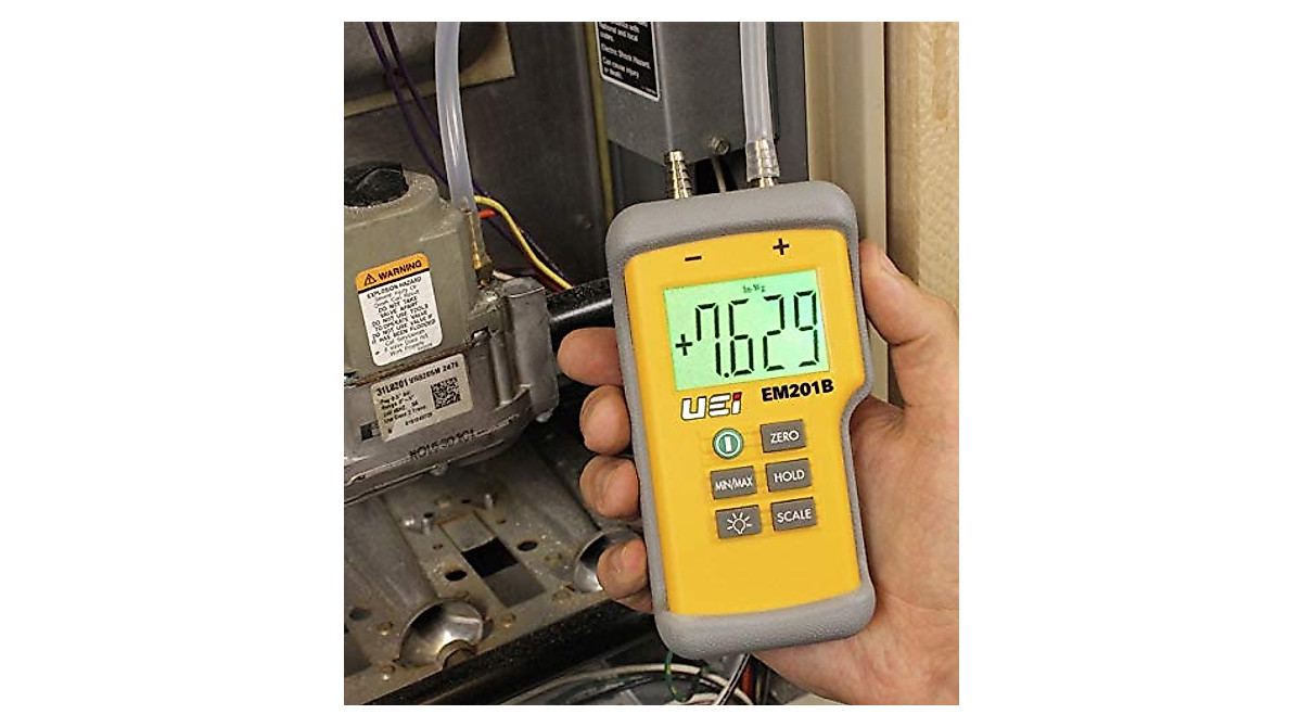 UEi EM201SPKIT Static Pressure Kit - Precise HVAC Differential Measurements