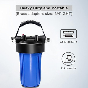 Hansing RV Water Filter - 25K Gallons, 5-Stage Filtration