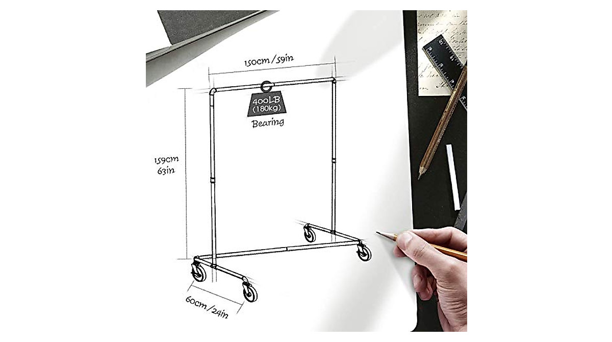 Heavy Duty Industrial Garment Racks – Strong, Stylish & Space-Saving