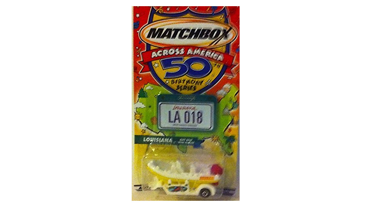 Matchbox Louisiana Raft Boat Series - 50th Anniversary Toy