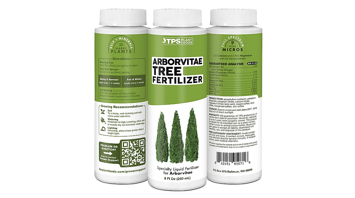 Arborvitae Tree Fertilizer: Liquid Plant Food for Lush Growth