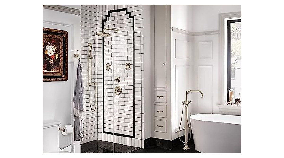 Moen Brushed Nickel Drop Ell for Handheld Showers