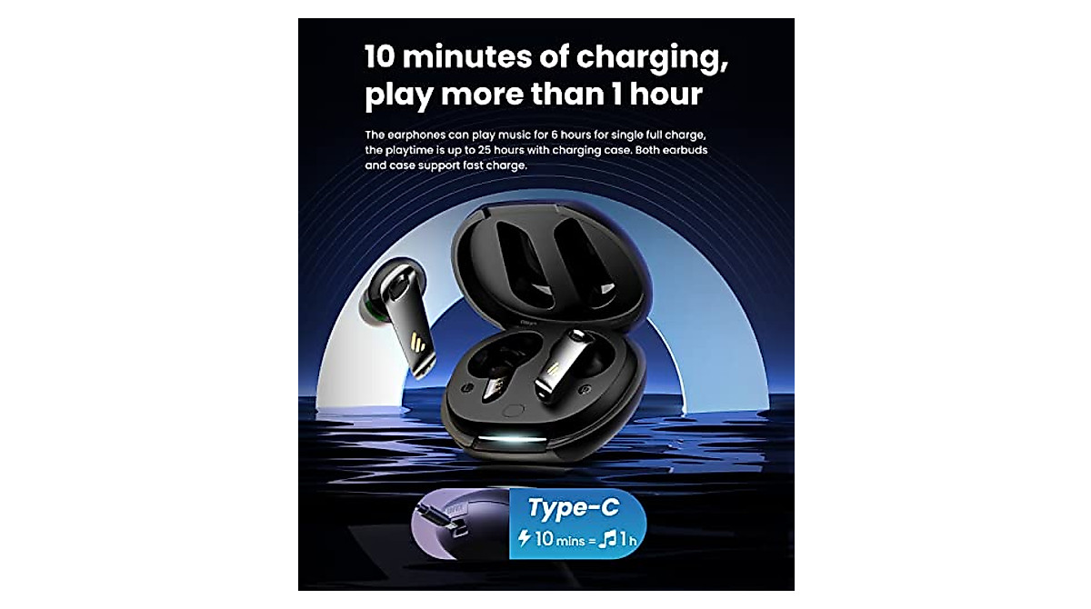 Edifier NeoBuds S Wireless Earbuds with Noise Cancelling & Snapdragon Sound