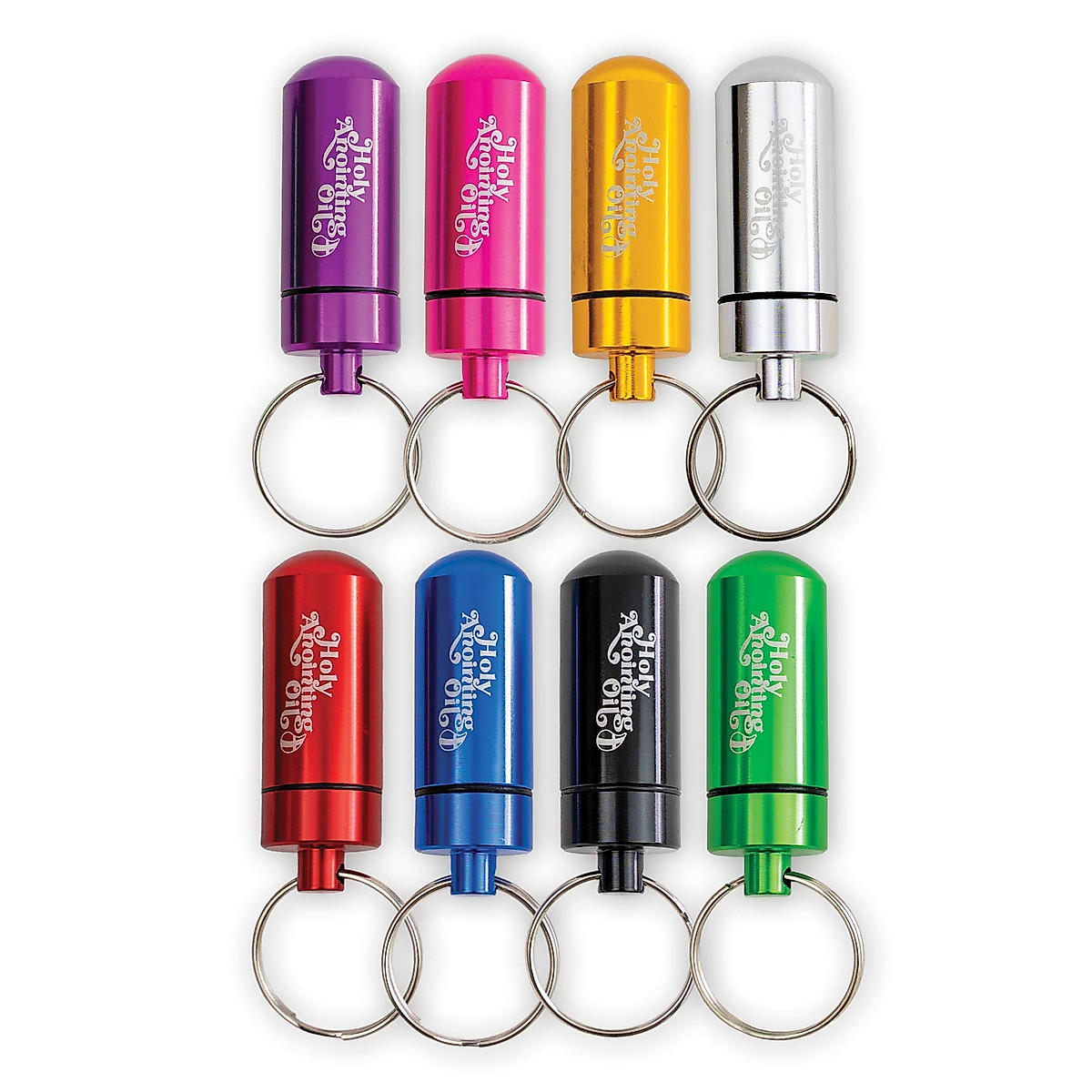 Portable Anointing Oil Keychain Set - 8 Colors