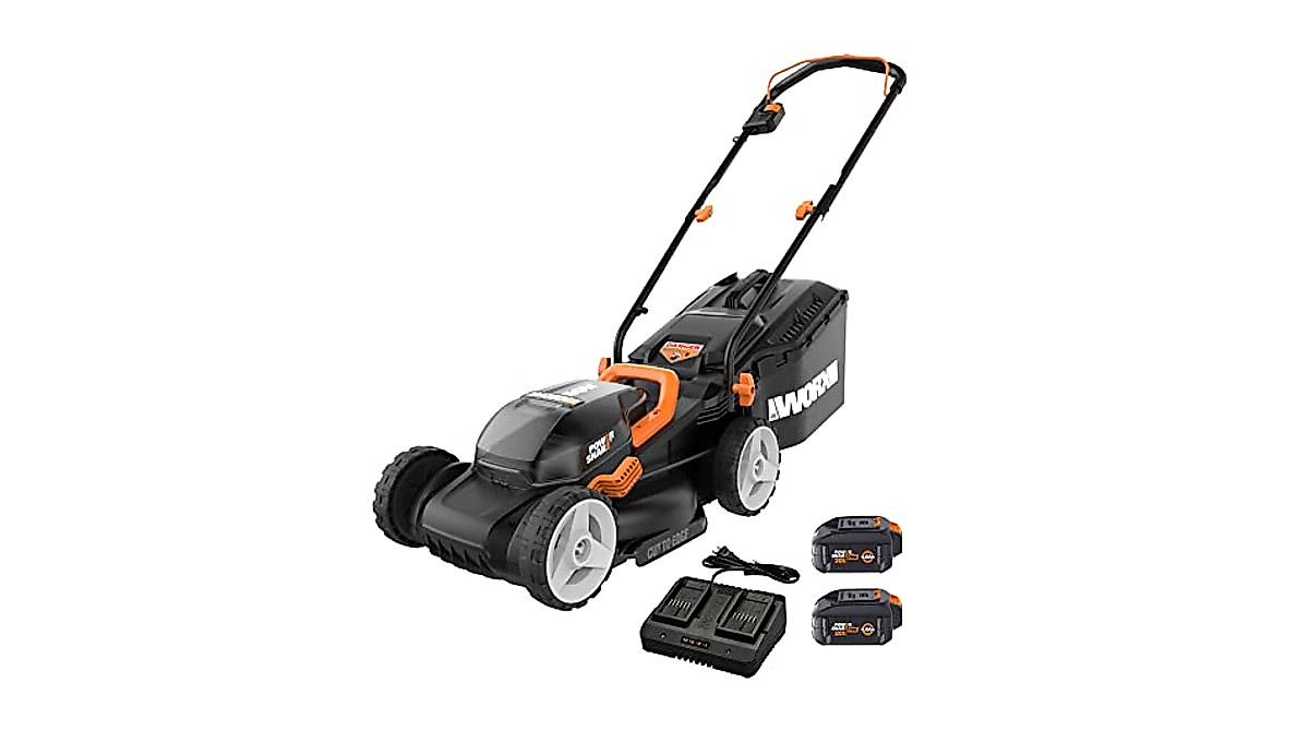 Worx WG779 40V Cordless Lawn Mower - Quiet, Powerful & Efficient