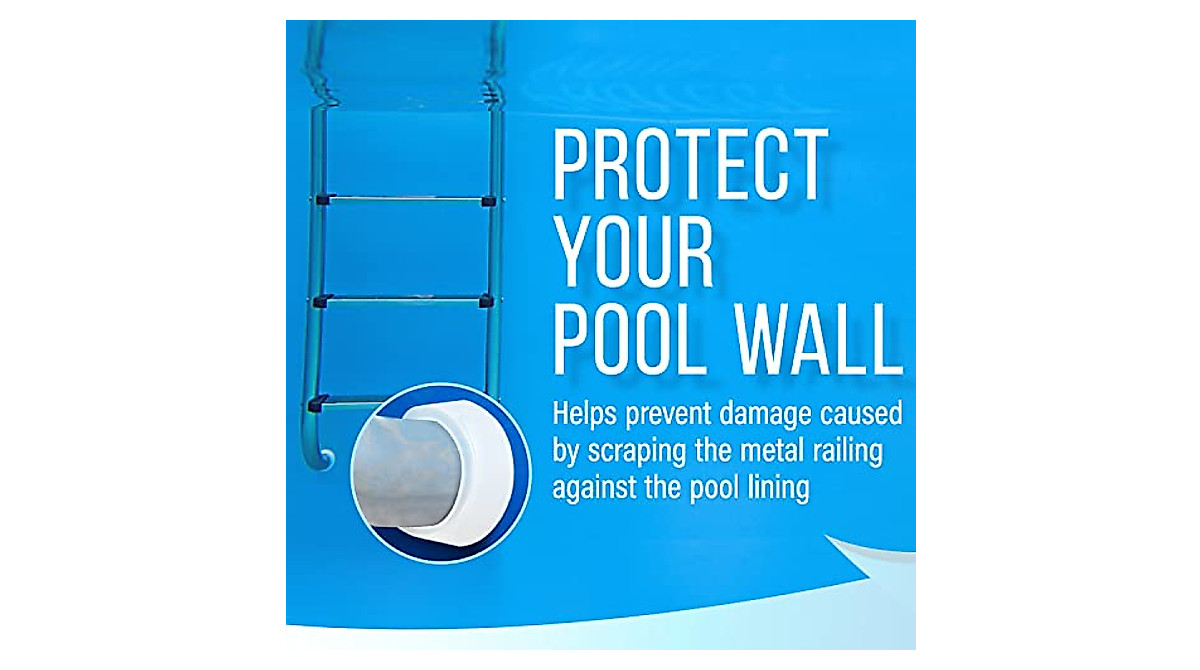 Protective Pool Ladder Bumpers - 4 Pack for Inground Pools