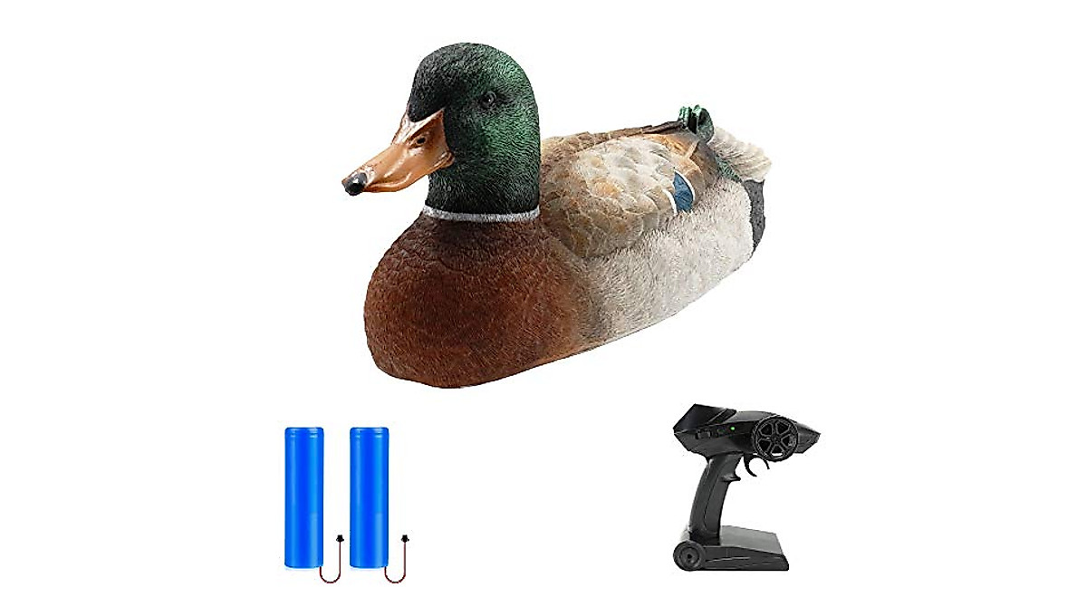 GoolRC RC Duck Boat - Realistic Waterproof Remote Control Boat