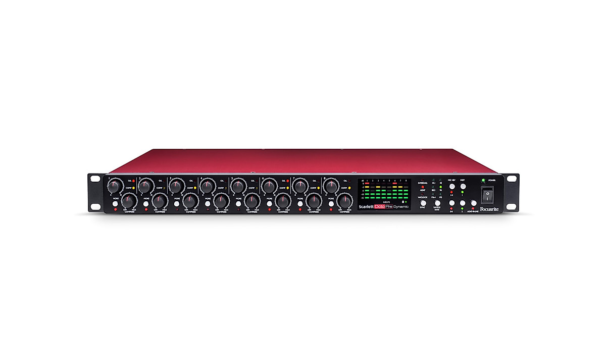 Focusrite Scarlett OctoPre Dynamic Mic Preamp | 8-Ch Studio