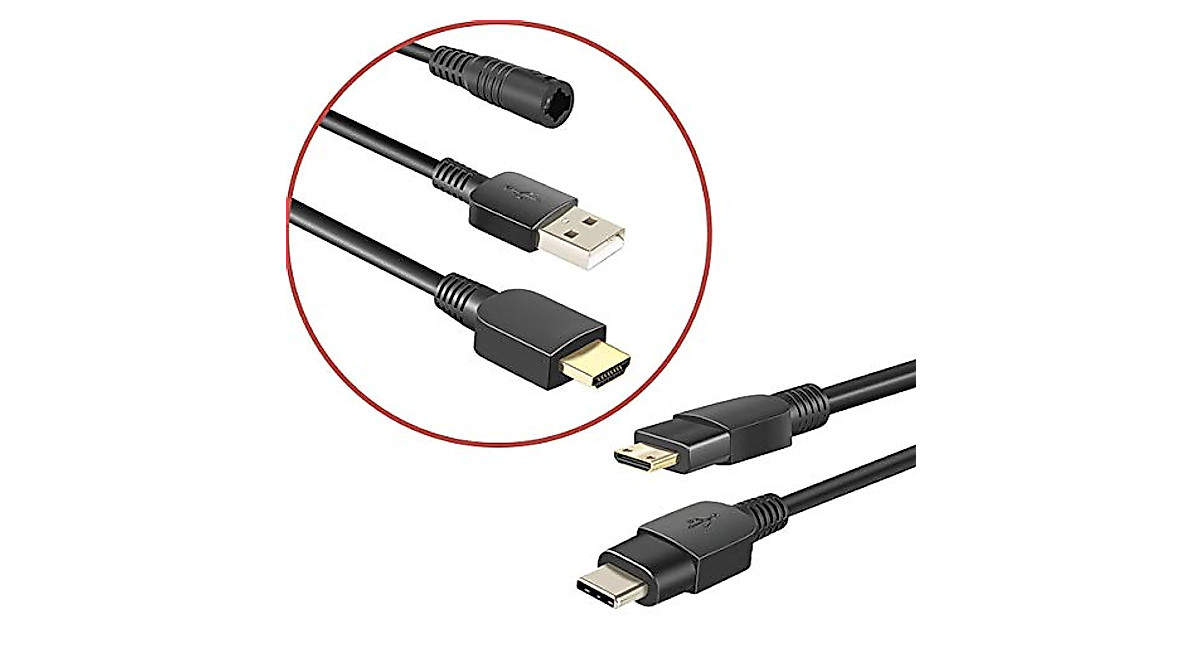 GAOMON 3-in-1 Cable for PD1161, PD1560, PD1561 - All-in-One Connectivity