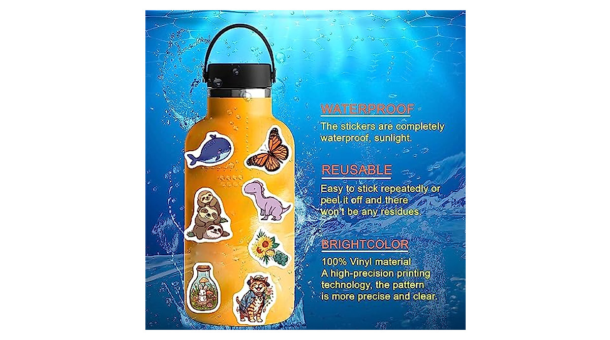 600 PCS Cute Waterproof Stickers for DIY & Gifts