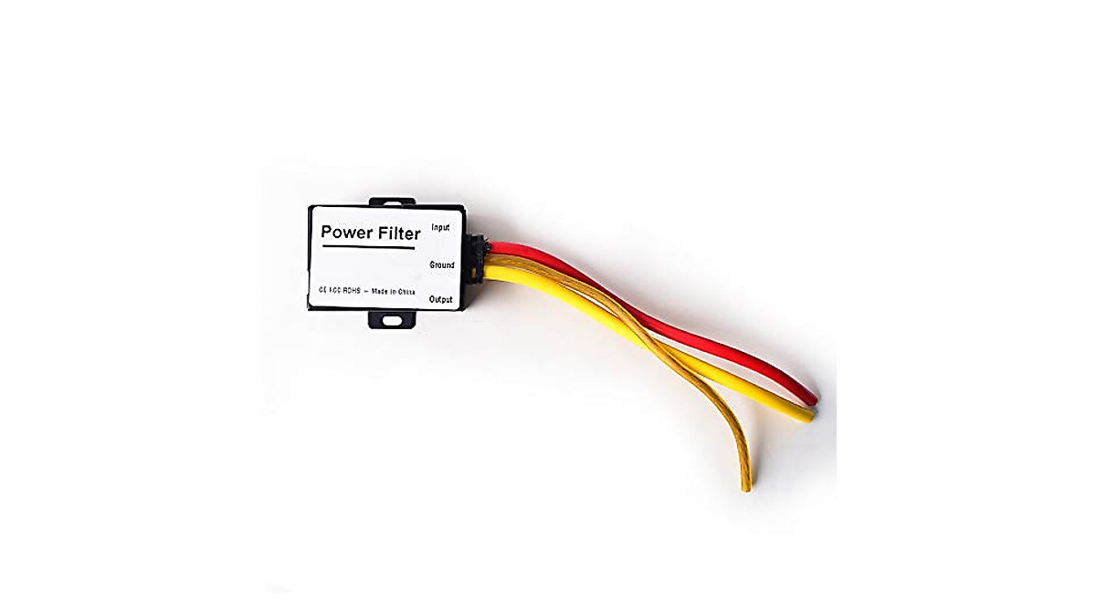 Car EMI Noise Filter Isolator for Clear Audio | EKYLIN 12V Noise Suppressor