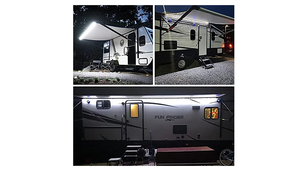 Briignite 5M LED Awning Lights for RV Campers